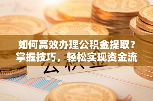 双江如何高效办理公积金提取？掌握技巧，轻松实现资金流动