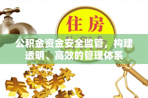 双江公积金资金安全监管，构建透明、高效的管理体系